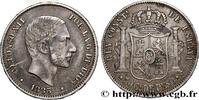 PHILIPPINES 50 Centimos de Peso Alphonse XII (1885/3) PHILIPPINES Manille 1885 (23mm, 12,90g, 12h) -