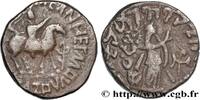 LES TERRITOIRES PÉRIPHÉRIQUES (ARABO-BYZANTINES, C Tétradrachme bilingue SCYTHIE - ROYAUME INDO-SCYTHE - AZÈS Gandhara c. 55-35 AC (21mm, 10,17g, 9h) -