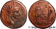 LES JULIO-CLAUDIENS (27 avant J.C. à 69 après J.C. As à l'autel de Lyon TIBÈRE Lyon c. 12-14 AD. (25mm, 9,01g, 7h) -