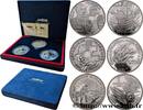 FRANCE Coffret de trois pièces Belle Épreuve 100 francs - COMMÉMORATIVES MONNAIE DE PARIS Paris n.d. (37mm, 22,2g, 6h) -