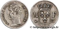 FRANCE 1/4 franc Charles X CHARLES X Bordeaux 1830 (14,96mm, 1,29g, 6h) -