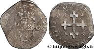 SAVOIE - DUCHÉ DE SAVOIE - EMMANUEL-PHILIBERT DIT Blanc de 4 sols, 2e type (bianco, o da 4 soldi di SAVOIE - DUCHÉ DE SAVOIE - EMMANUEL-PHILIBERT DIT TÊTE DE FER Chambéry 1579 (26mm, 4,34g, 12h) -