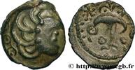 FRANCE Bronze YLLYCCI à l’oiseau, classe IX SÉNONS (région de Sens) c. avant 52 AC. (16mm, 2,43g, 6h) -