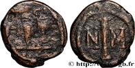 L'EMPIRE D'ANASTASE À MAURICE TIBÈRE (491-602) Decanummium JUSTIN II et SOPHIE Carthage 572-578 (19,5mm, 4,37g, 12h) -