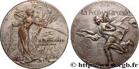 FRANCE Médaille, Offert par la Petite Gironde, pêche à la PRESSE 1938 (56mm, 47,51g, 12h) -