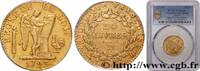 FRANCE 24 livres au génie LA CONVENTION Lyon 1793 (23,5mm, g, 6h) -