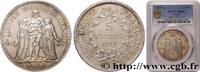 FRANCE 5 francs Hercule TROISIÈME RÉPUBLIQUE Paris 1877 (37mm, 25g, 6h) -