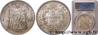 FRANCE 5 francs Hercule TROISIÈME RÉPUBLIQUE Bordeaux 1877 (37mm, 25g, 6h) -