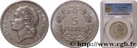 FRANCE 5 francs Lavrillier, nickel TROISIÈME RÉPUBLIQUE 1938 (31mm, 12g, 6h) -