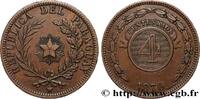 PARAGUAY 4 Centesimos 1870 PARAGUAY Heaton 1870 (35mm, 19,64g, 6h) VZ 95,00 EUR prix TTC + 9,00 EUR frais d'envoi