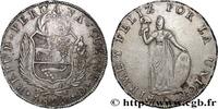 PÉROU 8 Reales PÉROU Cuzco 1829 (40mm, 26,65g, 6h) -