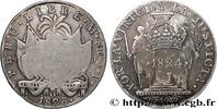 PÉROU 8 Reales armes / Vertu et Justice contremarquée PÉROU Lima 1824 (38mm, 26,60g, 6h) -
