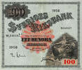 SUÈDE 100 Kronor SUÈDE 100 Kronor 1958 TTB+ -