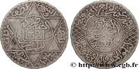 MAROC 5 Dirhams (1/2 Rial) Abdul Aziz I an 1321 MAROC Paris 1903 (31mm, 12,29g, 12h) -