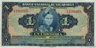 NICARAGUA 1 Cordoba NICARAGUA 1 Cordoba 1941 pr.NEUF -