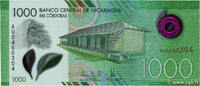 NICARAGUA 1000 Cordobas NICARAGUA 1000 Cordobas 2017 NEUF -