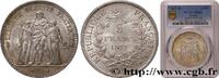 FRANCE 5 francs Hercule TROISIÈME RÉPUBLIQUE Bordeaux 1877 (37mm, 25g, 6h) -