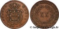 PORTUGAL - ROYAUME DE PORTUGAL - MARIE II 20 Reis PORTUGAL - ROYAUME DE PORTUGAL - MARIE II 1847 (37mm, 24,77g, 6h) -