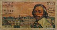 FRANCE 1000 Francs RICHELIEU FRANCE 1000 Francs RICHELIEU 1955 TB -