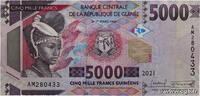 GUINÉE 5000 Francs GUINÉE 5000 Francs 2021 pr.NEUF -