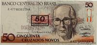 BRÉSIL 50 Cruzeiros sur 50 Cruzados Novos BRÉSIL 50 Cruzeiros sur 50 Cruzados Novos 1990 pr.NEUF -