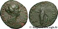 LES ANTONINS (96 après J.C. à 192 après J.C.) As FAUSTINE JEUNE Rome 157-161 (27,5mm, 10,85g, 5h) -