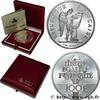 FRANCE Belle Épreuve 100 francs Droits de l'Homme COMMÉMORATIVES MONNAIE DE PARIS Paris 1989 (31mm, 15g, 6h) -