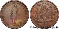 CANADA 1 Sou (1/2 Penny) Province du Bas Canada, Québec CANADA Boulton & Watt 1837 (28,20mm, 9,13g, 12h) -