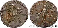 LES TERRITOIRES PÉRIPHÉRIQUES (ARABO-BYZANTINES, C Tétradrachme bilingue SCYTHIE - ROYAUME INDO-SCYTHE - AZÈS Taxila c. 55-35 AC (25mm, 9,78g, 1h) -