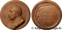 FRANCE Médaille, Lancement du paquebot Paul Lecat MER ET MARINE : PAQUEBOTS, NAVIRES, BATEAUX 1911 (70mm, 149,36g, 12h) -