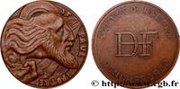 FRANCE Médaille, Saint Paul apôtre, Compagnie de Navigati MER ET MARINE : PAQUEBOTS, NAVIRES, BATEAUX Monnaie de Paris 1970 (58,5mm, 135,53g, 12h) -
