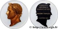 FRANCE Médaille, Paquebot Napoléon, Compagnie Générale Tr MER ET MARINE : PAQUEBOTS, NAVIRES, BATEAUX 1960 (56,5mm, 26,28g, 12h) -