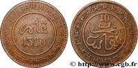 MAROC 10 Mazounas Abdul Aziz an 1320 MAROC Fez 1902 (30mm, 9,90g, 12h) -