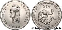 DJIBOUTI - Territoire français des AFARS et des IS Essai de 50 Francs DJIBOUTI - Territoire français des AFARS et des ISSAS Paris 1970 (25,5mm, 7,03g, 6h) -
