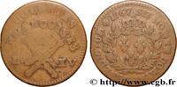 COLONIES GÉNÉRALES - Louis XV 1 Sol des Colonies Françoises COLONIES GÉNÉRALES - Louis XV Paris 1767 (27,5mm, 11,79g, 6h) -