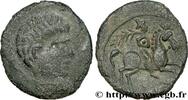 FRANCE Unité de bronze au cavalier tenant une palme HISPANIA - IBERICO - KESE (Province de Tarragona) c. 133-100 AC (24,5mm, 5,20g, 6h) -