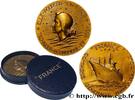 FRANCE Médaille, Paquebot France MER ET MARINE : PAQUEBOTS, NAVIRES, BATEAUX 76 - Le Havre 1962 (52,5mm, 75,83g, 12h) -