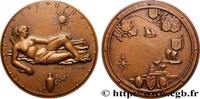 FRANCE Médaille, Méditerranée par Marcel Renard MER ET MARINE : PAQUEBOTS, NAVIRES, BATEAUX 1977 (72mm, 175,95g, 12h) -