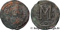 L'EMPIRE D'ANASTASE À MAURICE TIBÈRE (491-602) Follis JUSTINIEN Ier Constantinople 539-540 (40,5mm, 21,46g, 5h) -