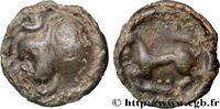 FRANCE Potin au long cou BITURIGES CUBES, INCERTAINES c. 70- 10 AC. (16,5mm, 2,45g, 9h) -