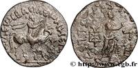 LES TERRITOIRES PÉRIPHÉRIQUES (ARABO-BYZANTINES, C Tétradrachme bilingue SCYTHIE - ROYAUME INDO-SCYTHE - AZÈS c. 55-35 AC (23,5mm, 9,28g, 3h) -