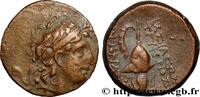 Hellénistique 2 (188 à 30 avant J.C.) Chalque SYRIE - ROYAUME SELEUCIDE - THRYPHON Atelier incertain, imitation d’Antioche c. 140 AC. (18mm, 5,37g, 12h) -