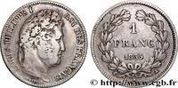 FRANCE 1 franc Louis-Philippe, couronne de chêne LOUIS-PHILIPPE Ier Paris 1835 (23,21mm, 4,84g, 6h) -