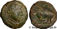 FRANCE Petit bronze au taureau - revers à gauche MASSALIA - MARSEILLE Marseille (13) c. 130-121 AC. (15mm, 2,70g, 8h) -