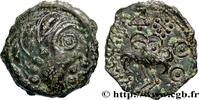 FRANCE Bronze YLLYCCI à l’oiseau, classe VI SÉNONS (région de Sens) c. avant 52 AC. (17mm, 3,80g, 12h) -