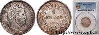 FRANCE 1 franc Louis-Philippe, couronne de chêne LOUIS-PHILIPPE Ier Bordeaux 1836 (23mm, 5g, 6h) -
