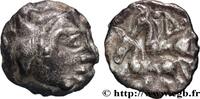 FRANCE Drachme aux deux chevaux, série C PICTONS / BITURIGES / CARNUTES - CENTRE-OUEST, Incertaines Ier siècle avant J.-C. (15mm, 1,82g, 3h) -