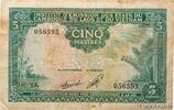 INDOCHINE 5 Piastres - 5 Kip INDOCHINE 5 Piastres - 5 Kip 1953 TB -