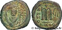 L'EMPIRE D'ANASTASE À MAURICE TIBÈRE (491-602) Follis TIBÈRE II CONSTANTIN Nicomédie 580-581 (29,5mm, 12,37g, 6h) -