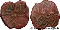 LA DYNASTIE ISAURIENNE (717-867) Follis LÉON V L'ARMÉNIEN et CONSTANTIN Syracuse 814-815 (17,5mm, 2,03g, 6h) -